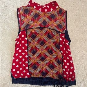 Anthropologie mix pattern top